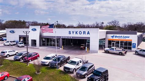Sykora ford - Why choose Sykora Family Ford, Inc. for your tire needs? The factory-trained service technicians at Sykora Family Ford, Inc. know your vehicle best and are ready to help you ﬁnd the best tires for your speciﬁc model at the best price possible. In fact, we offer great tire deals on 16 quality name brands: Goodyear; Dunlop; Kelly Tires;